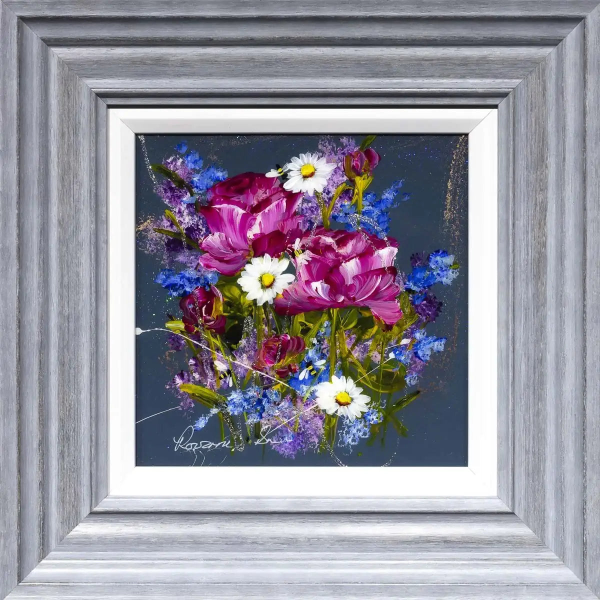 Basking At Night - Original - SOLD by artist Rozanne Bell - Wyecliffe Galleries