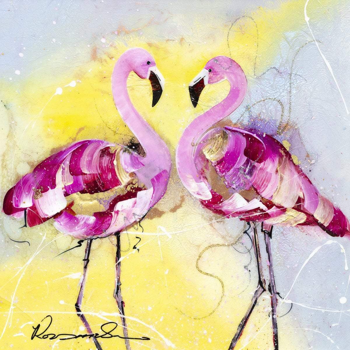 Be Fabulous - Original - SOLD by artist Rozanne Bell - Wyecliffe Galleries