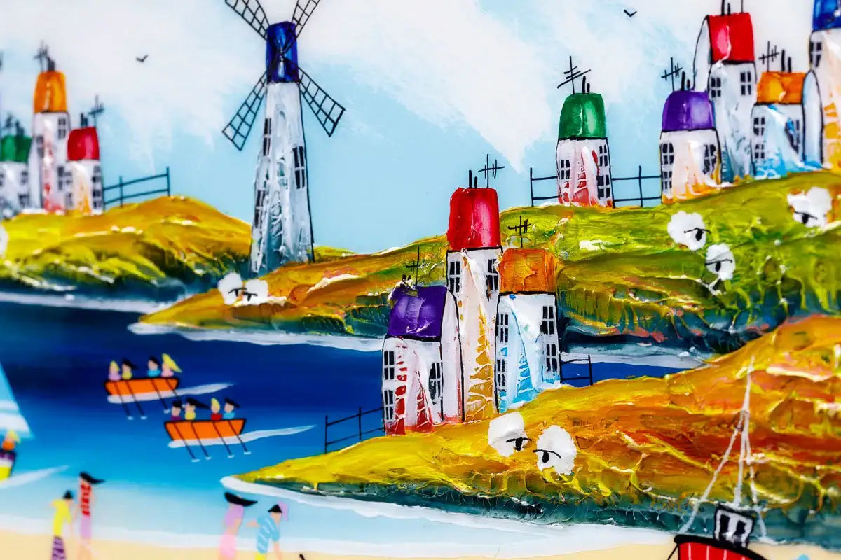 Beach Bliss - Original - SOLD by artist Rozanne Bell - Wyecliffe Galleries