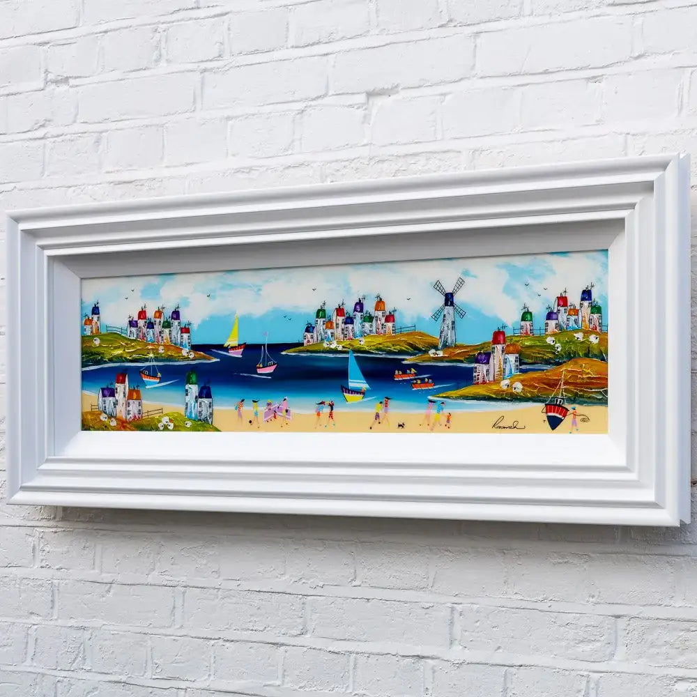 Beach Bliss - Original - SOLD by artist Rozanne Bell - Wyecliffe Galleries