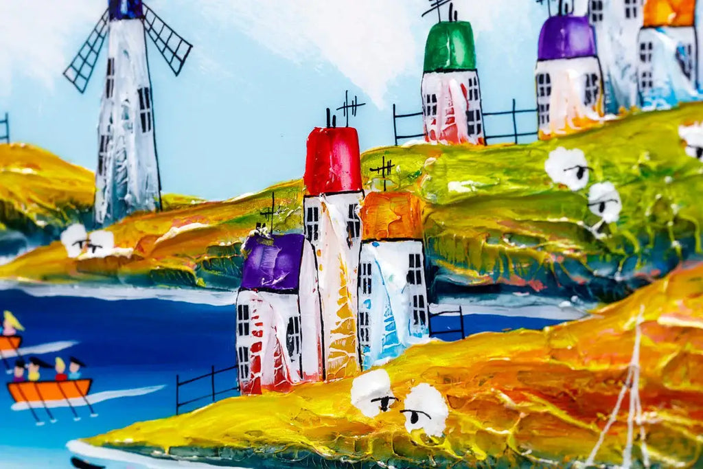 Beach Bliss - Original - SOLD by artist Rozanne Bell - Wyecliffe Galleries