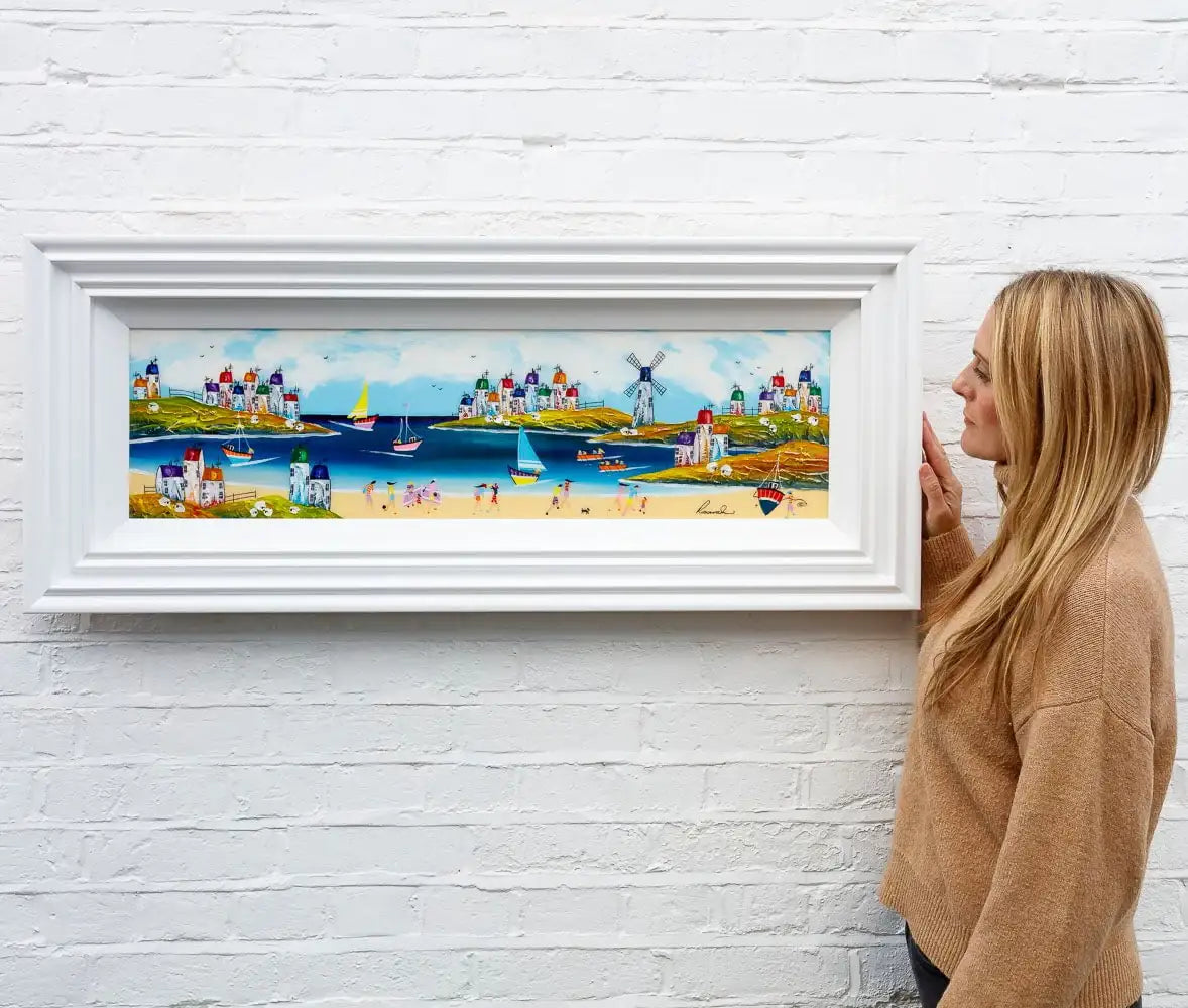 Beach Bliss - Original - SOLD by artist Rozanne Bell - Wyecliffe Galleries