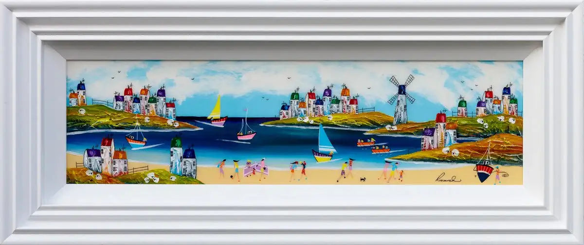 Beach Bliss - Original - SOLD by artist Rozanne Bell - Wyecliffe Galleries
