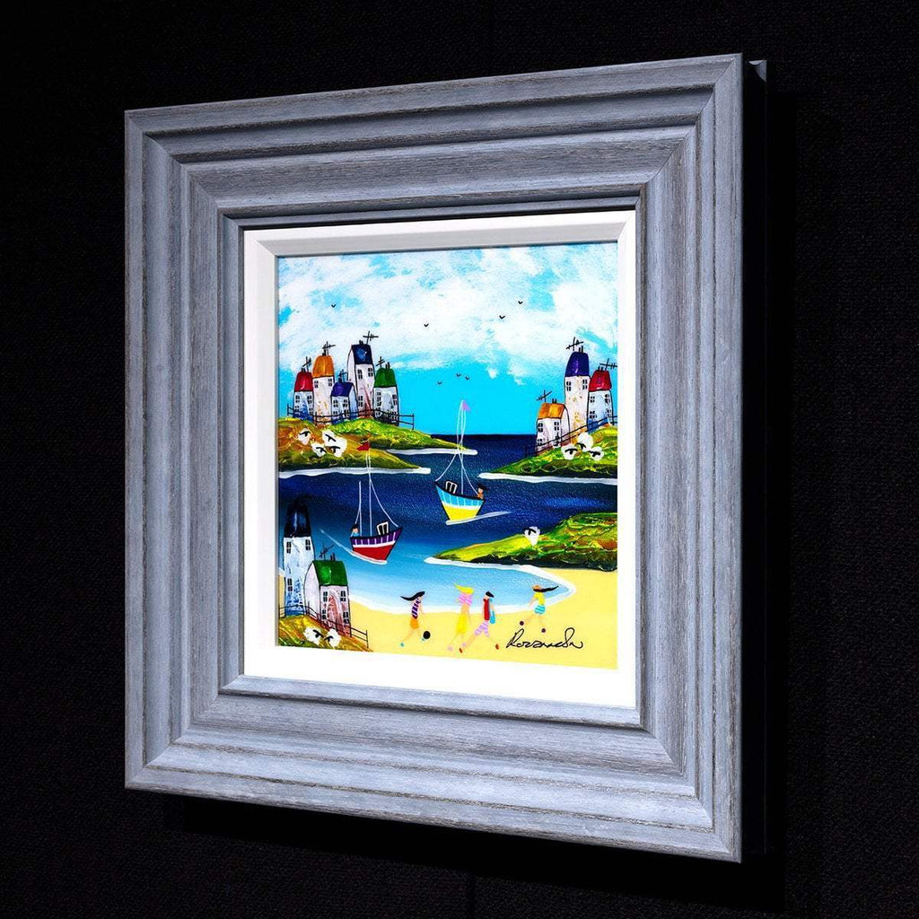 Beach Days I - Original - SOLD by artist Rozanne Bell - Wyecliffe Galleries