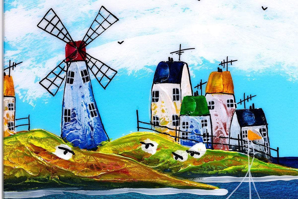 Beach Life I - Original - SOLD by artist Rozanne Bell - Wyecliffe Galleries