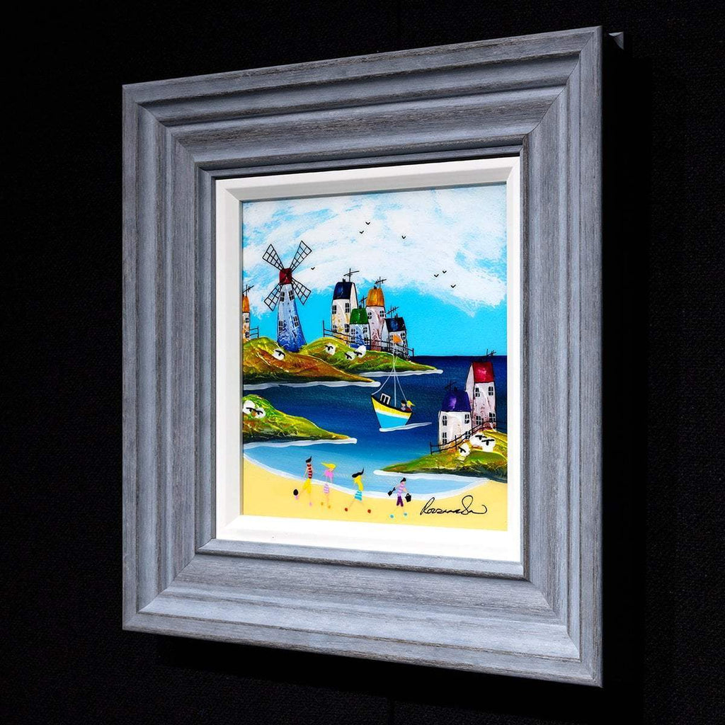 Beach Life I - Original - SOLD by artist Rozanne Bell - Wyecliffe Galleries