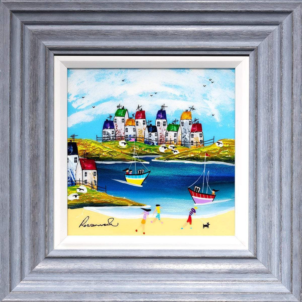 Beach Life II - Original - SOLD by artist Rozanne Bell - Wyecliffe Galleries