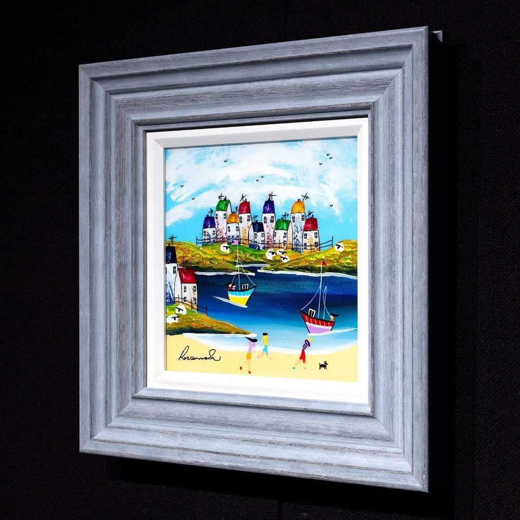 Beach Life II - Original - SOLD by artist Rozanne Bell - Wyecliffe Galleries