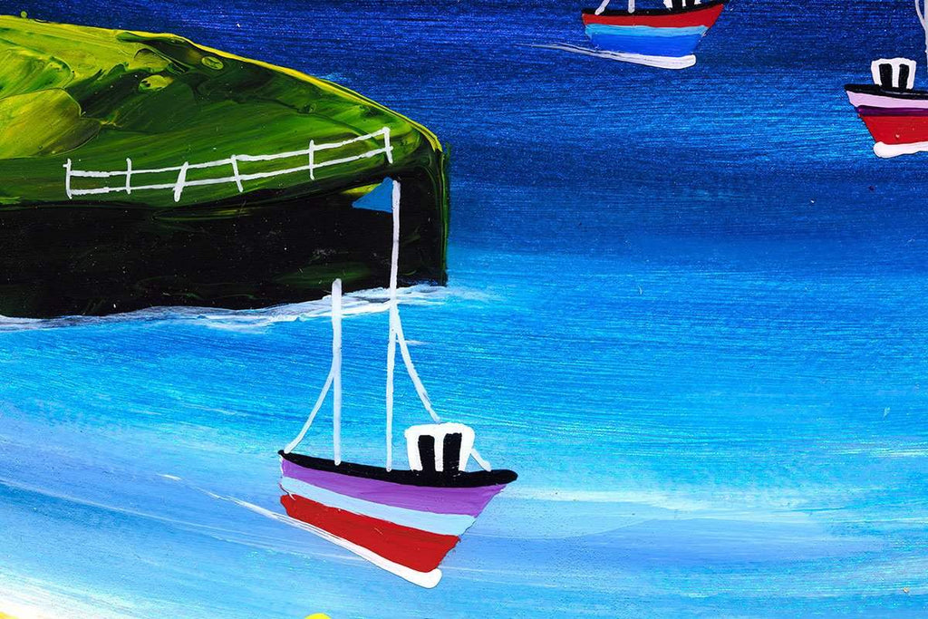 Beachcombing - Original - SOLD by artist Rozanne Bell - Wyecliffe Galleries