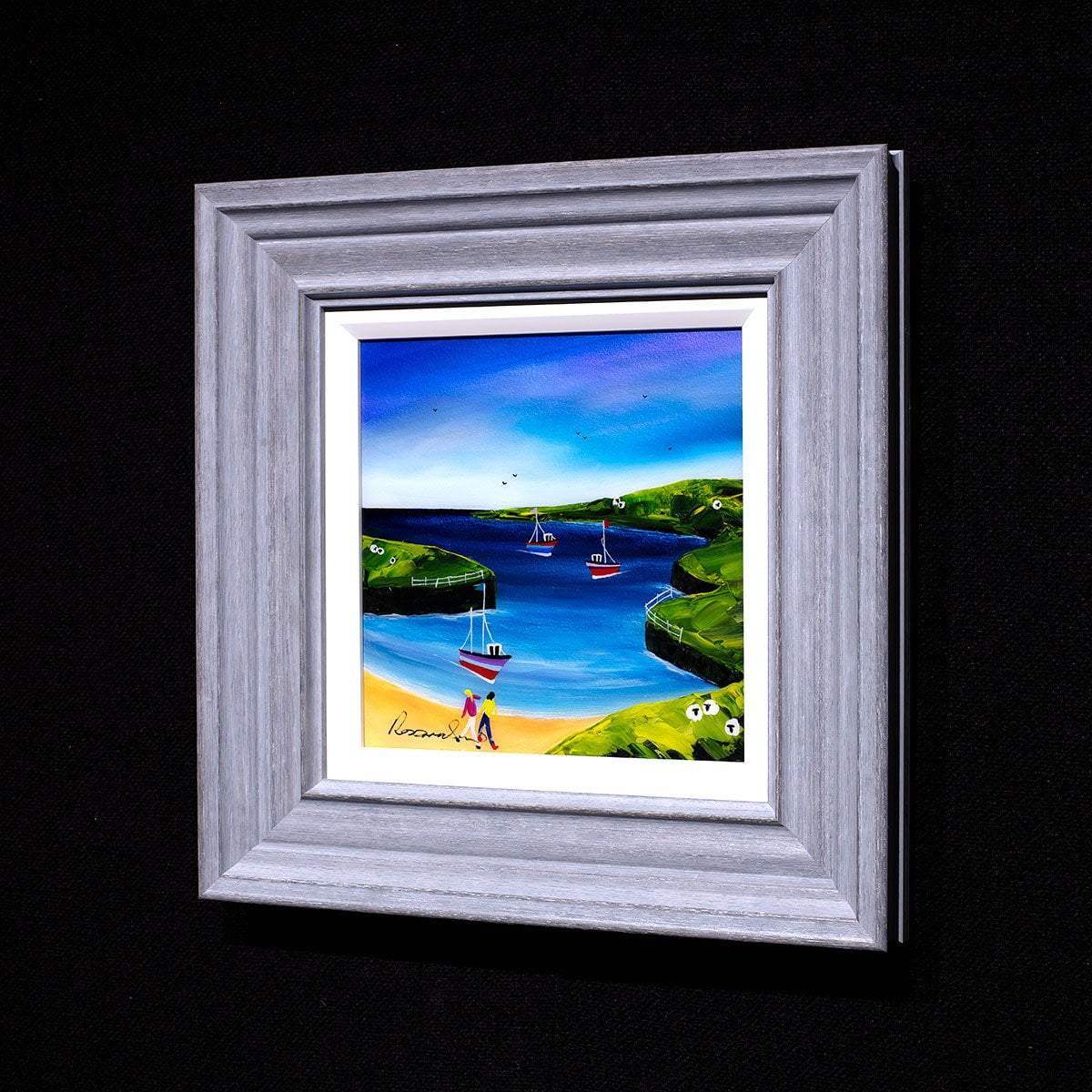 Beachcombing - Original - SOLD by artist Rozanne Bell - Wyecliffe Galleries