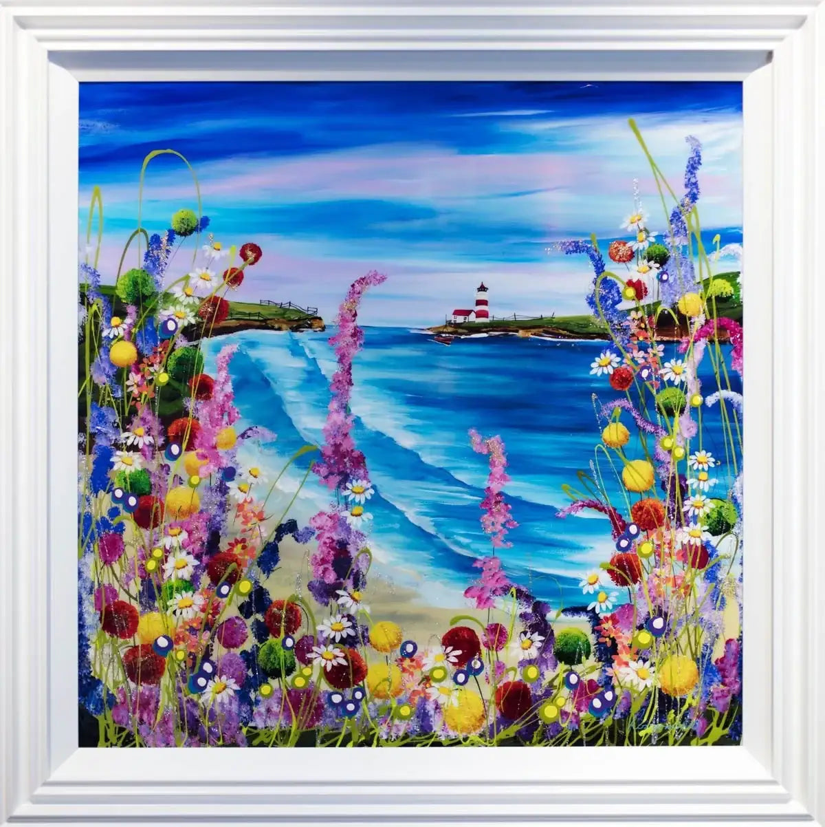 Beacon Bay - SOLD by artist Rozanne Bell - Wyecliffe Galleries