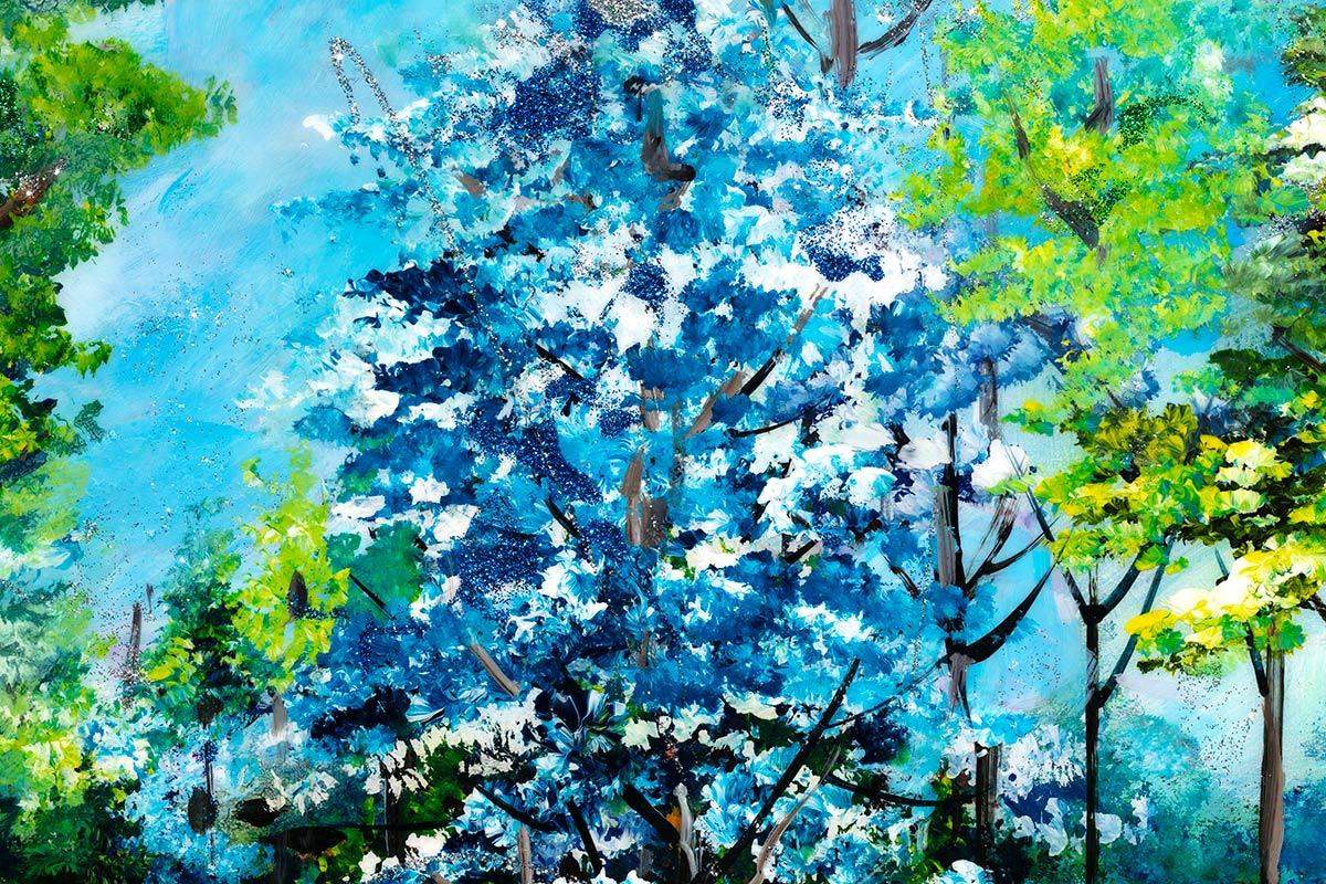 Beautiful Blooms - Original - SOLD by artist Rozanne Bell - Wyecliffe Galleries