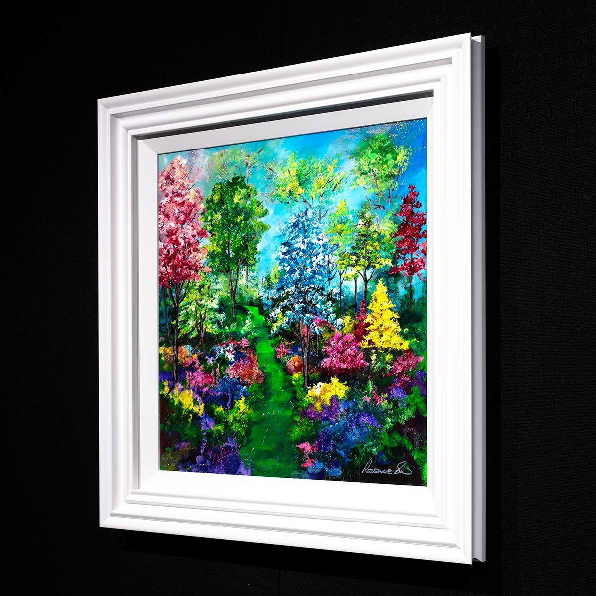 Beautiful Blooms - Original Rozanne Bell Framed
