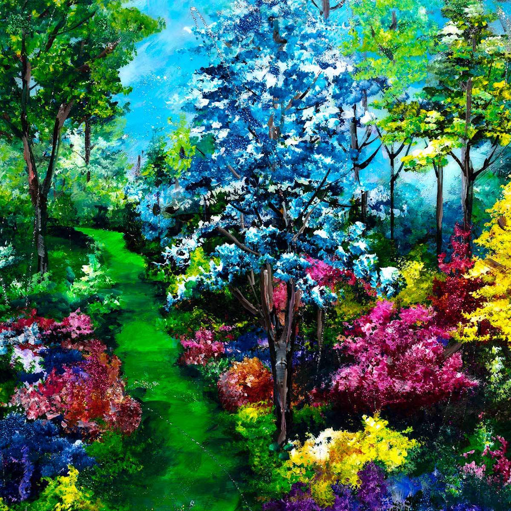 Beautiful Blooms - Original - SOLD by artist Rozanne Bell - Wyecliffe Galleries