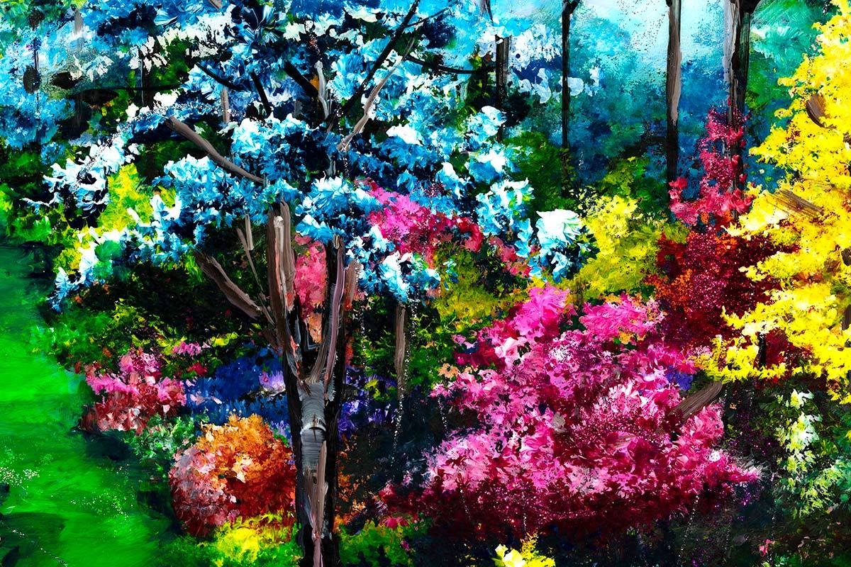 Beautiful Blooms - Original Rozanne Bell Framed