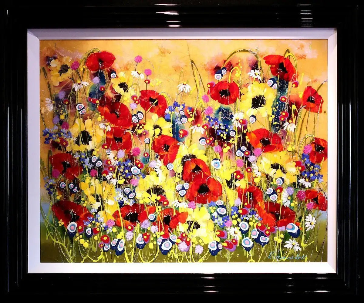 Beautiful Blooms - SOLD by artist Rozanne Bell - Wyecliffe Galleries