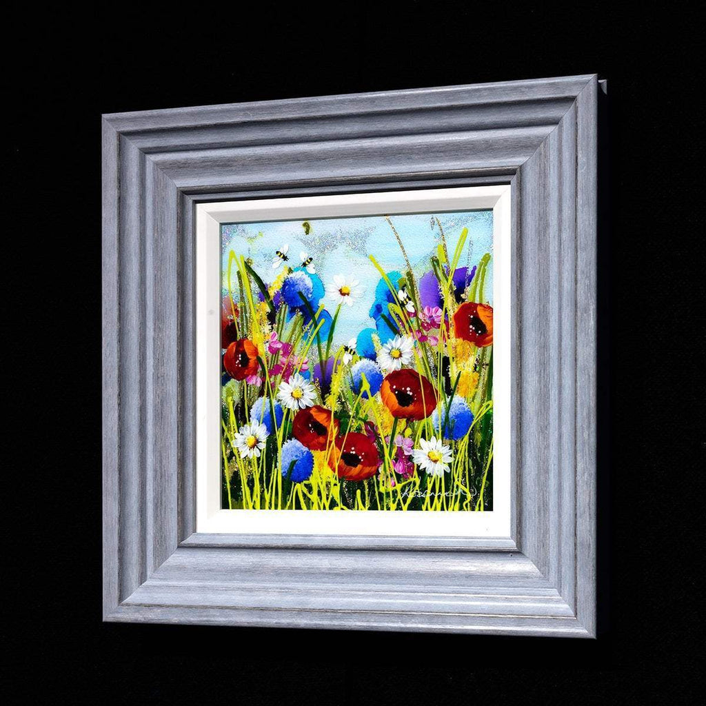 Bee Happy I - SOLD by artist Rozanne Bell - Wyecliffe Galleries