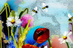 Bee Happy II - Original - SOLD by artist Rozanne Bell - Wyecliffe Galleries