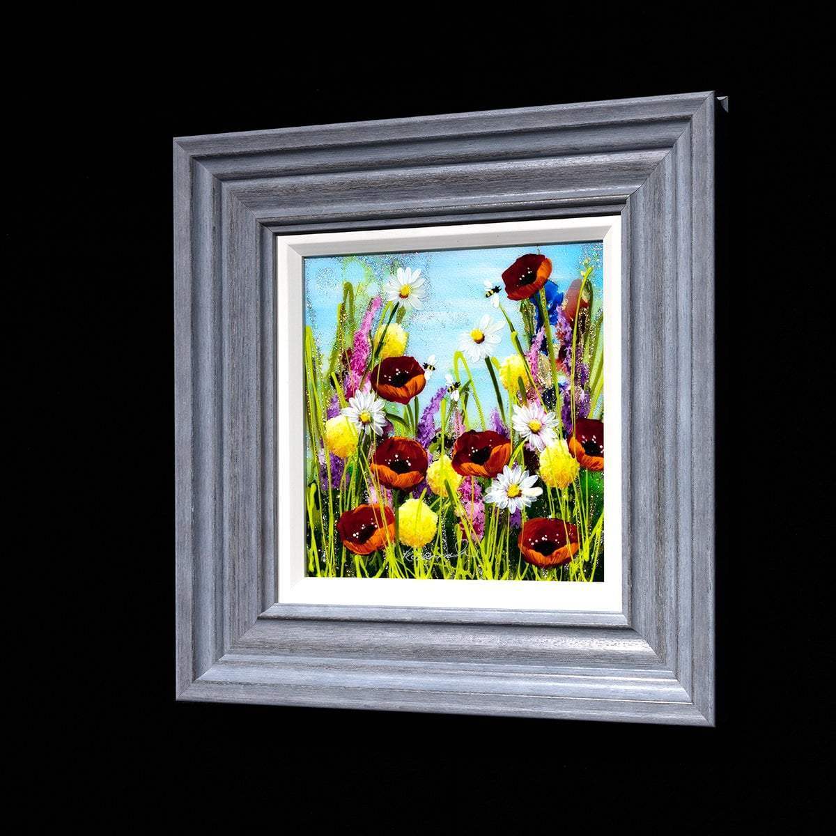 Bee Happy III - Original - SOLD by artist Rozanne Bell - Wyecliffe Galleries