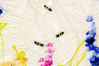 Bee's and Daisies - Original - SOLD by artist Rozanne Bell - Wyecliffe Galleries
