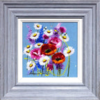 Bees and Blossoms II - Original - SOLD by artist Rozanne Bell - Wyecliffe Galleries