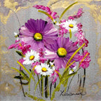 Bees In Bloom - Original - SOLD by artist Rozanne Bell - Wyecliffe Galleries