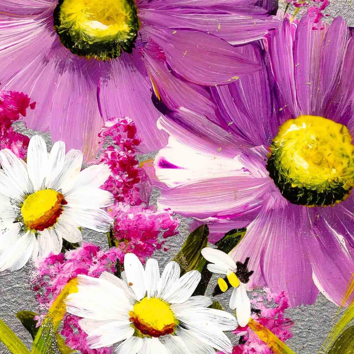 Bees In Bloom - Original - SOLD by artist Rozanne Bell - Wyecliffe Galleries