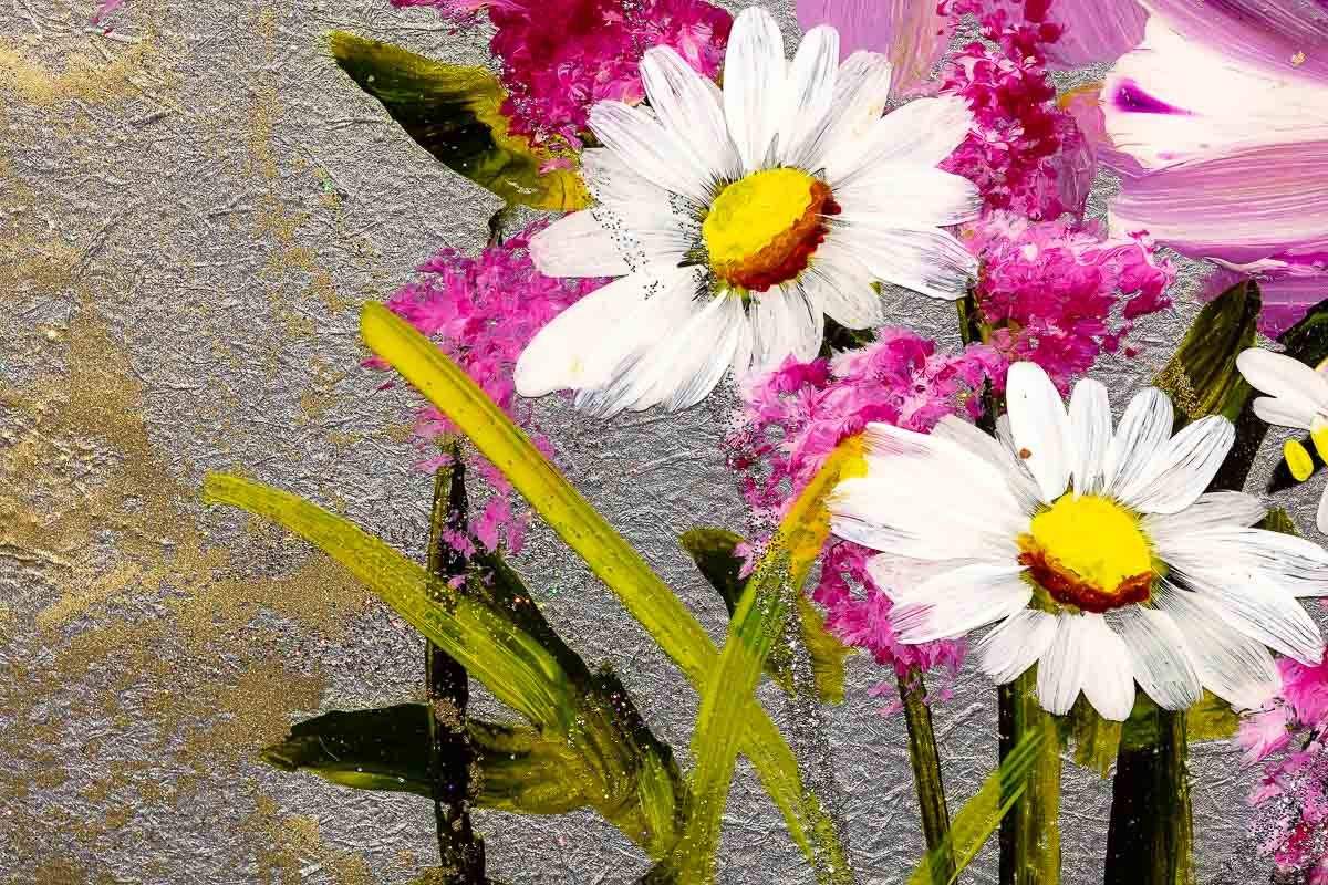 Bees In Bloom - Original - SOLD by artist Rozanne Bell - Wyecliffe Galleries