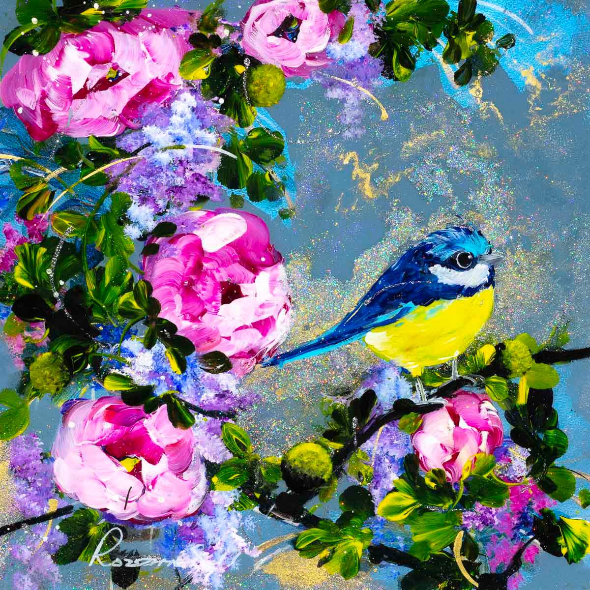 Belle - Original - SOLD by artist Rozanne Bell - Wyecliffe Galleries