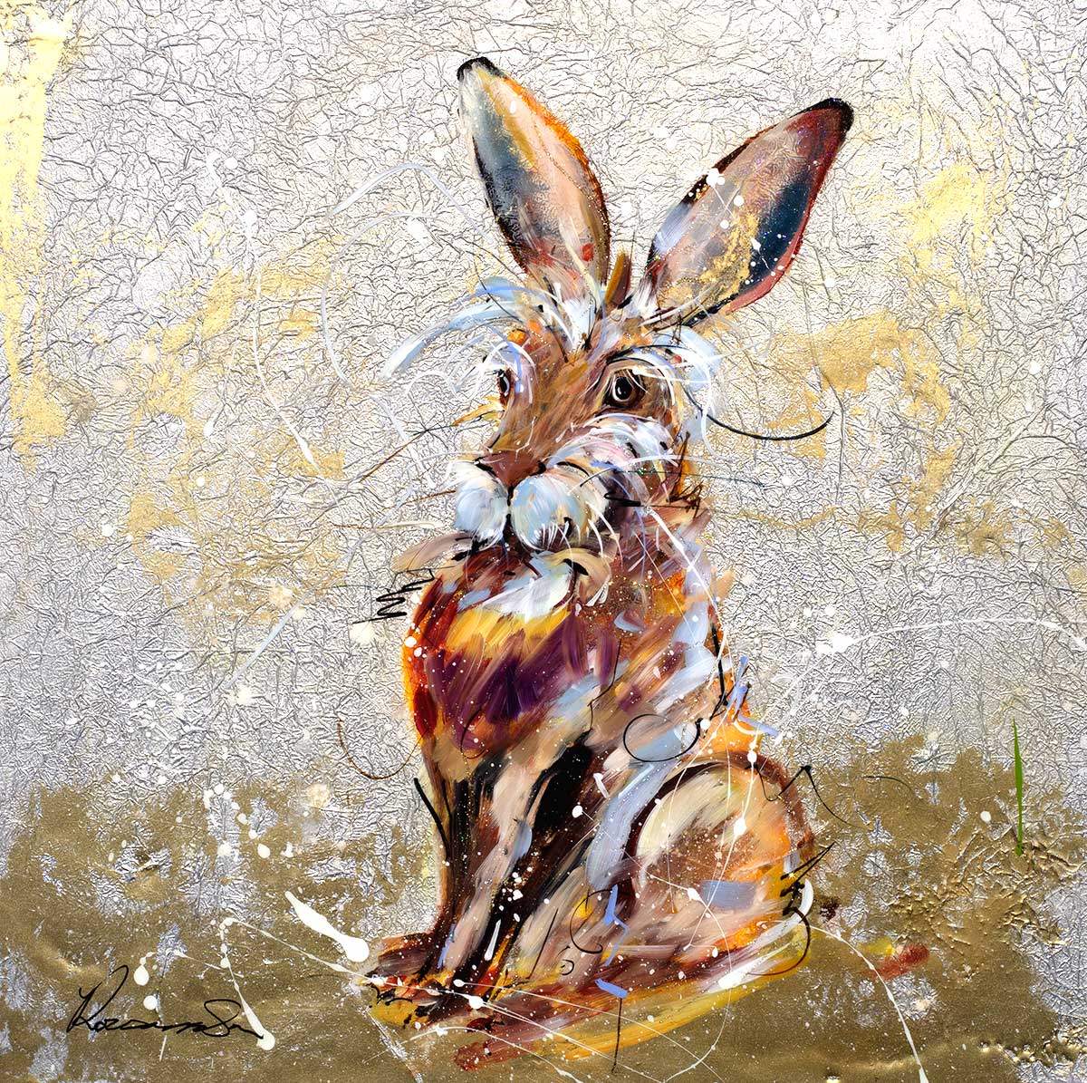 Benjamin - Original - SOLD by artist Rozanne Bell - Wyecliffe Galleries