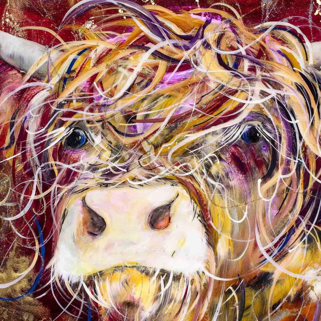 Bertie - Original - SOLD by artist Rozanne Bell - Wyecliffe Galleries