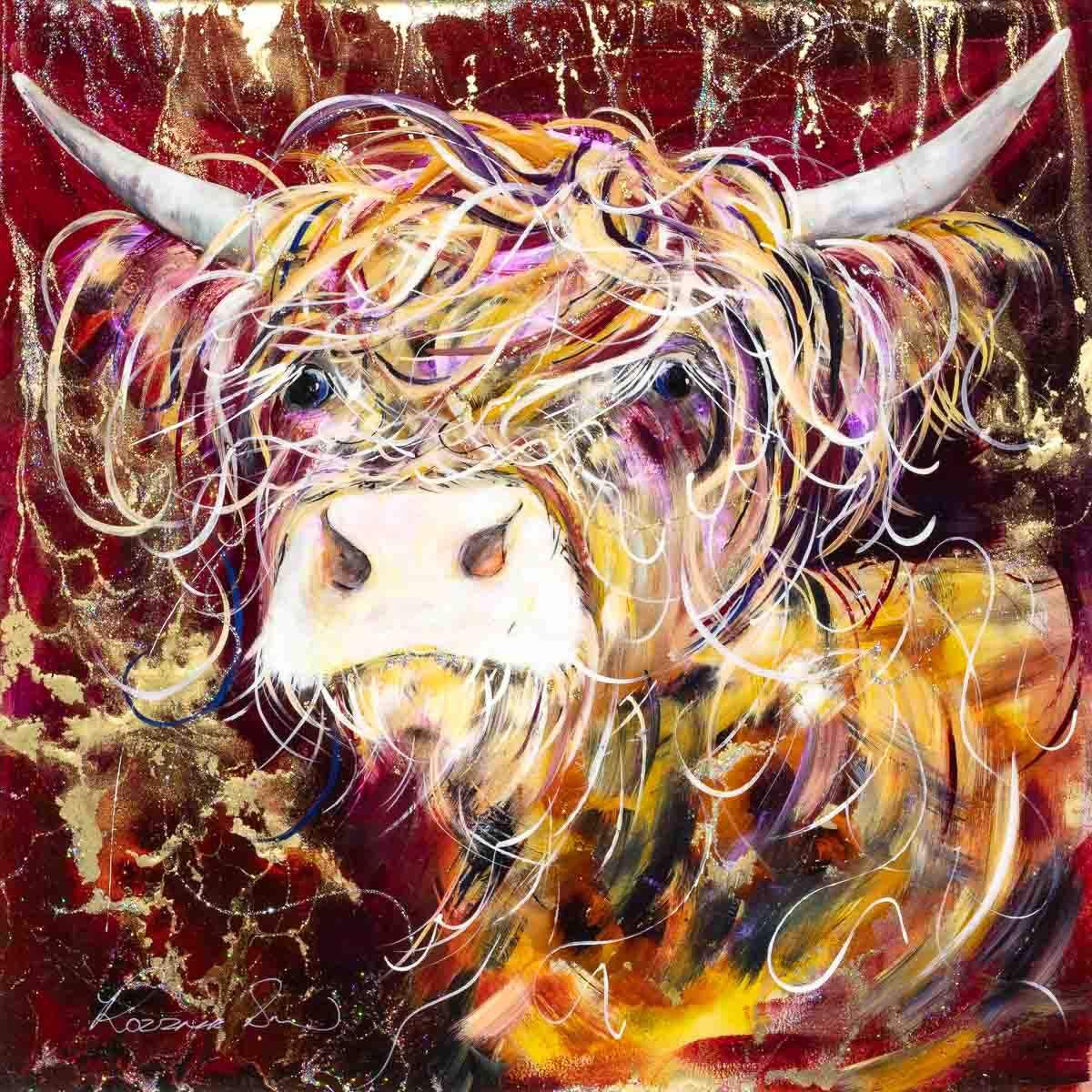 Bertie - Original - SOLD by artist Rozanne Bell - Wyecliffe Galleries