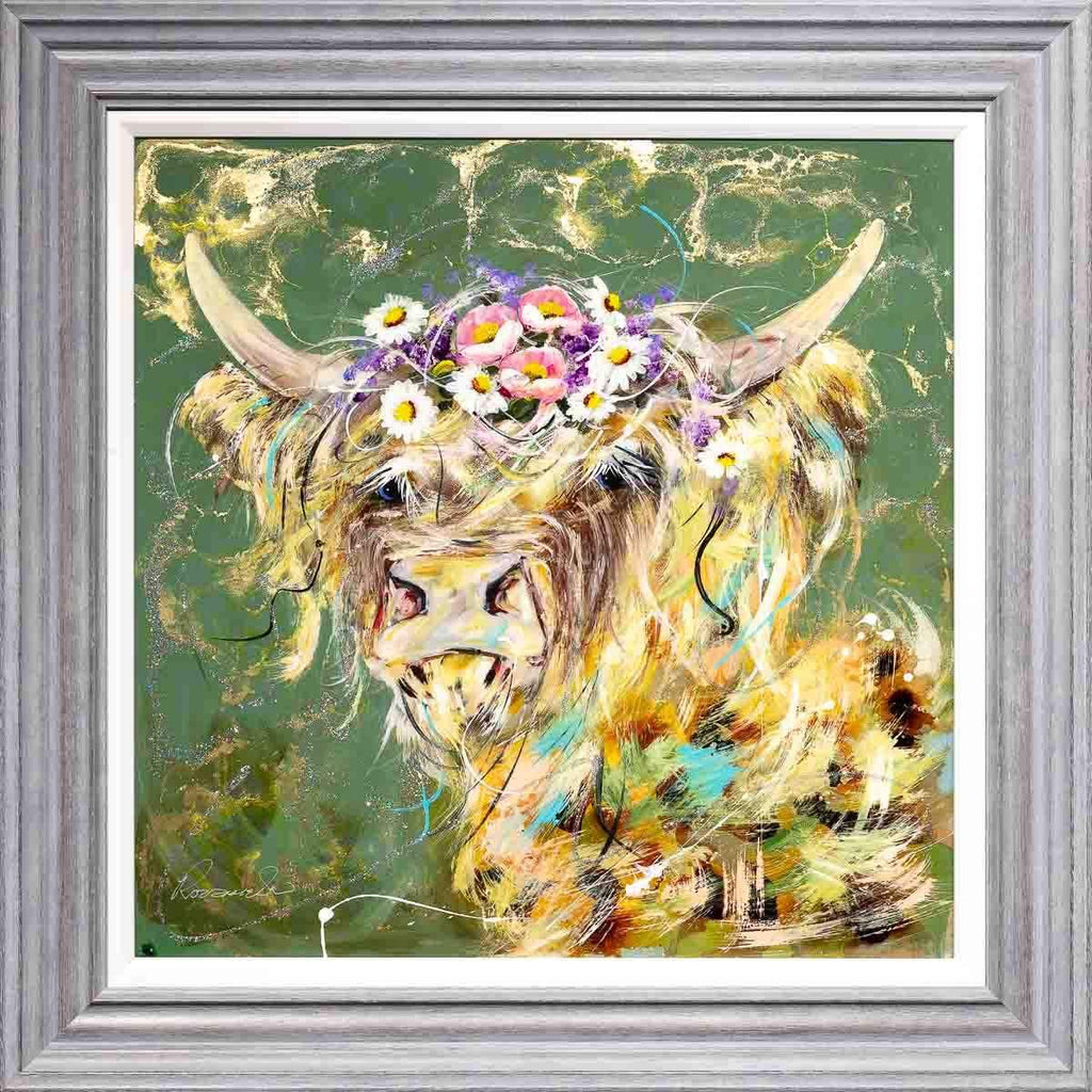 Bessie - Original - SOLD by artist Rozanne Bell - Wyecliffe Galleries