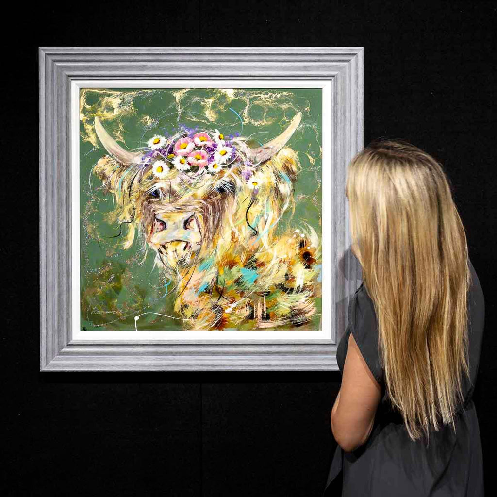 Bessie - Original - SOLD by artist Rozanne Bell - Wyecliffe Galleries