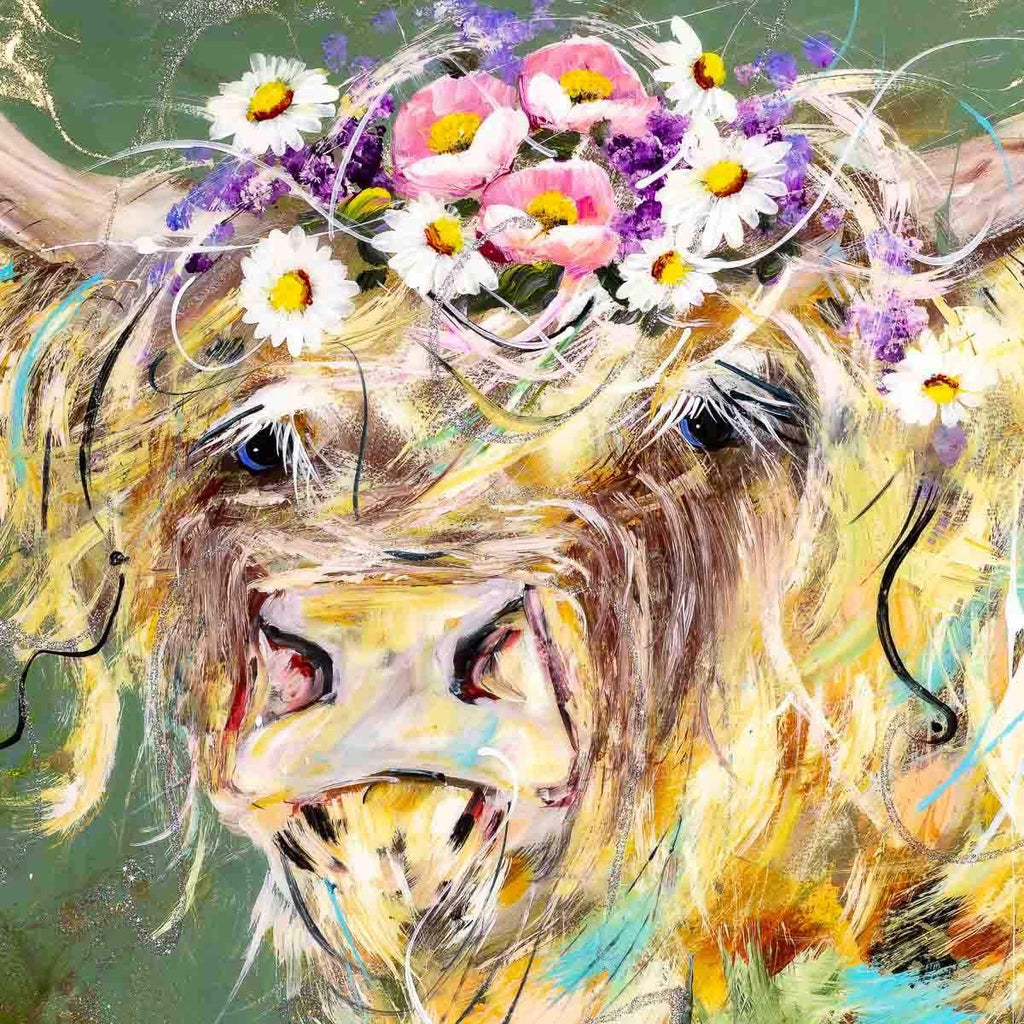 Bessie - Original - SOLD by artist Rozanne Bell - Wyecliffe Galleries