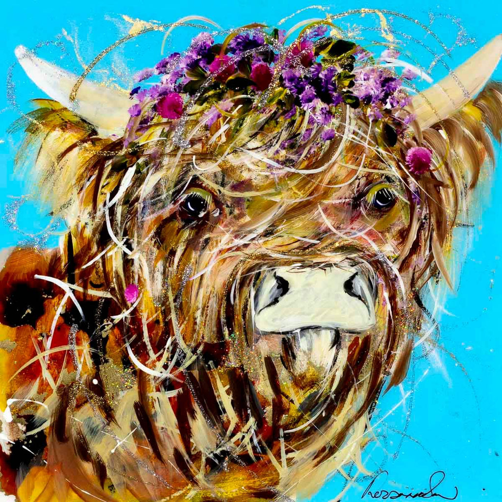 Beth - Original - SOLD by artist Rozanne Bell - Wyecliffe Galleries