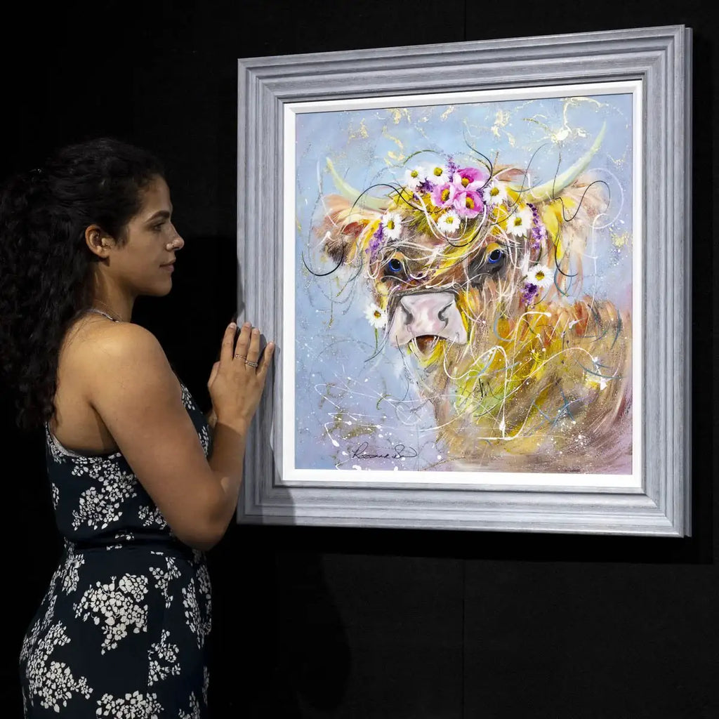 Betsy - Original - SOLD by artist Rozanne Bell - Wyecliffe Galleries