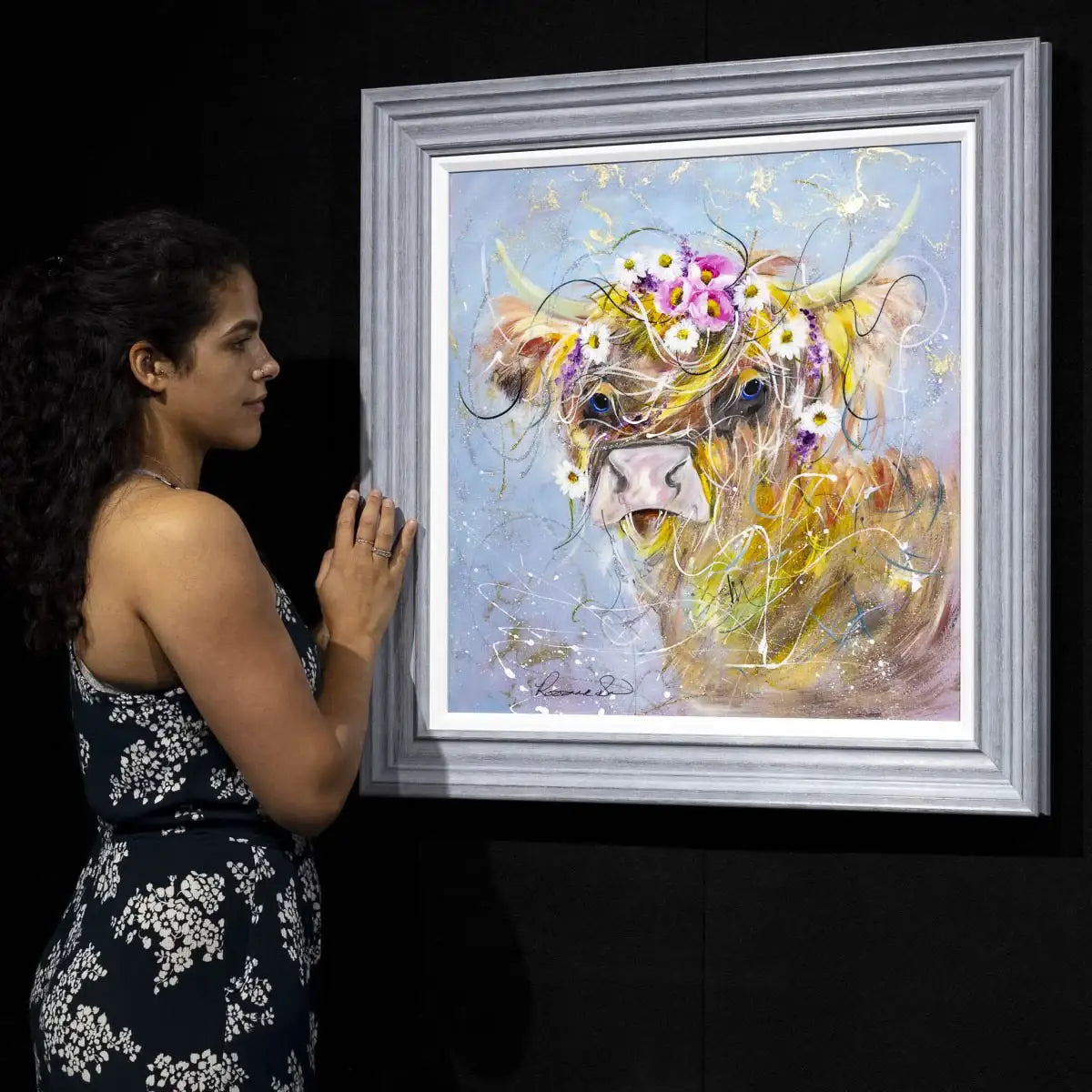 Betsy - Original - SOLD by artist Rozanne Bell - Wyecliffe Galleries