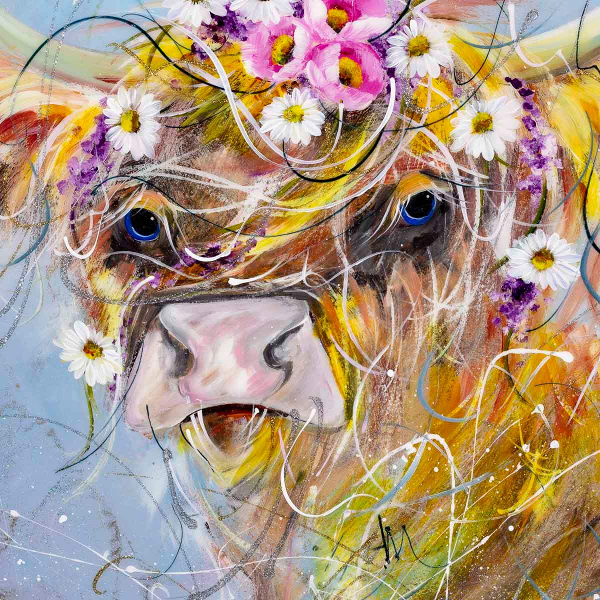 Betsy - Original - SOLD by artist Rozanne Bell - Wyecliffe Galleries