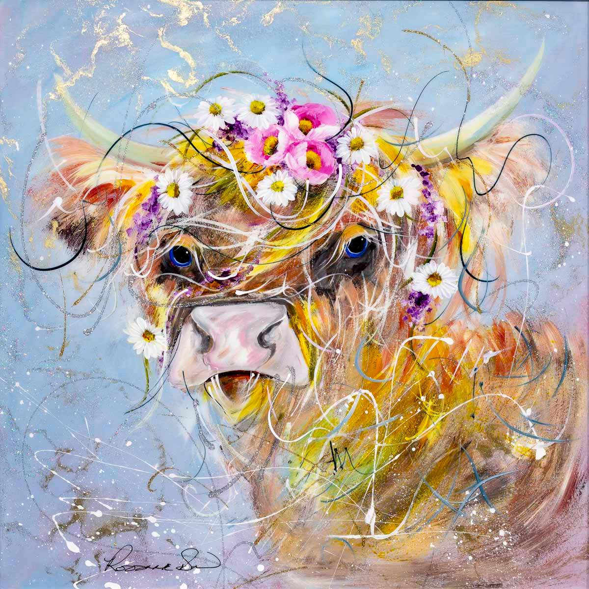 Betsy - Original - SOLD by artist Rozanne Bell - Wyecliffe Galleries