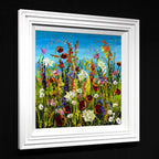 Blooming Poppies - Original - SOLD by artist Rozanne Bell - Wyecliffe Galleries