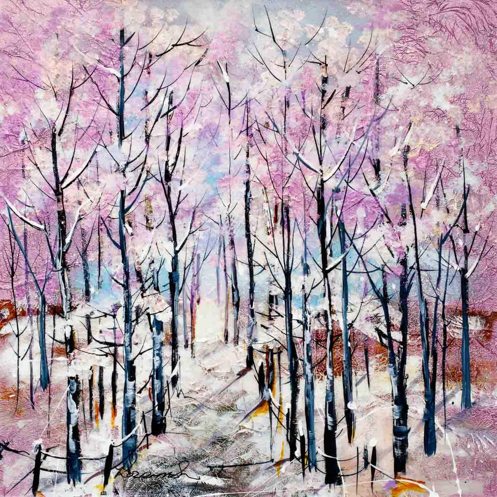Blossom Walk - Original - SOLD by artist Rozanne Bell - Wyecliffe Galleries