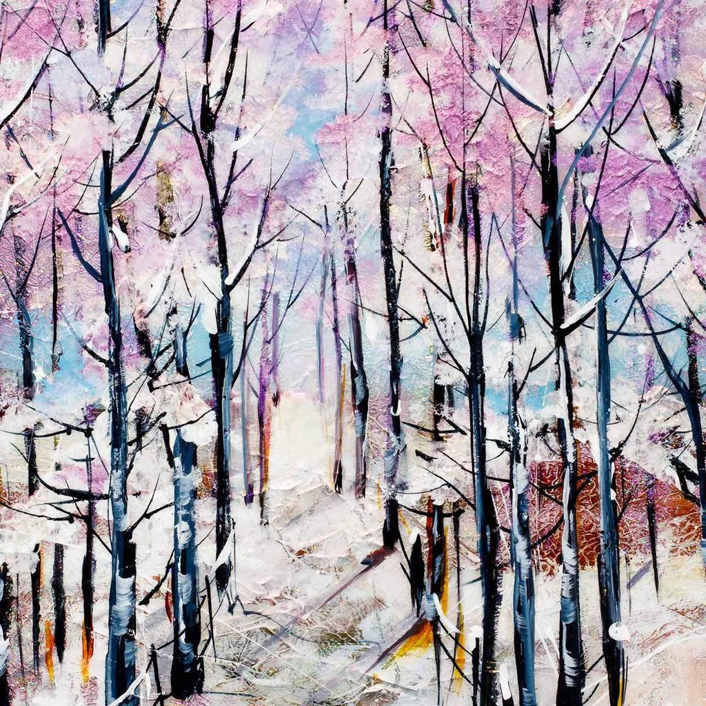 Blossom Walk - Original - SOLD by artist Rozanne Bell - Wyecliffe Galleries