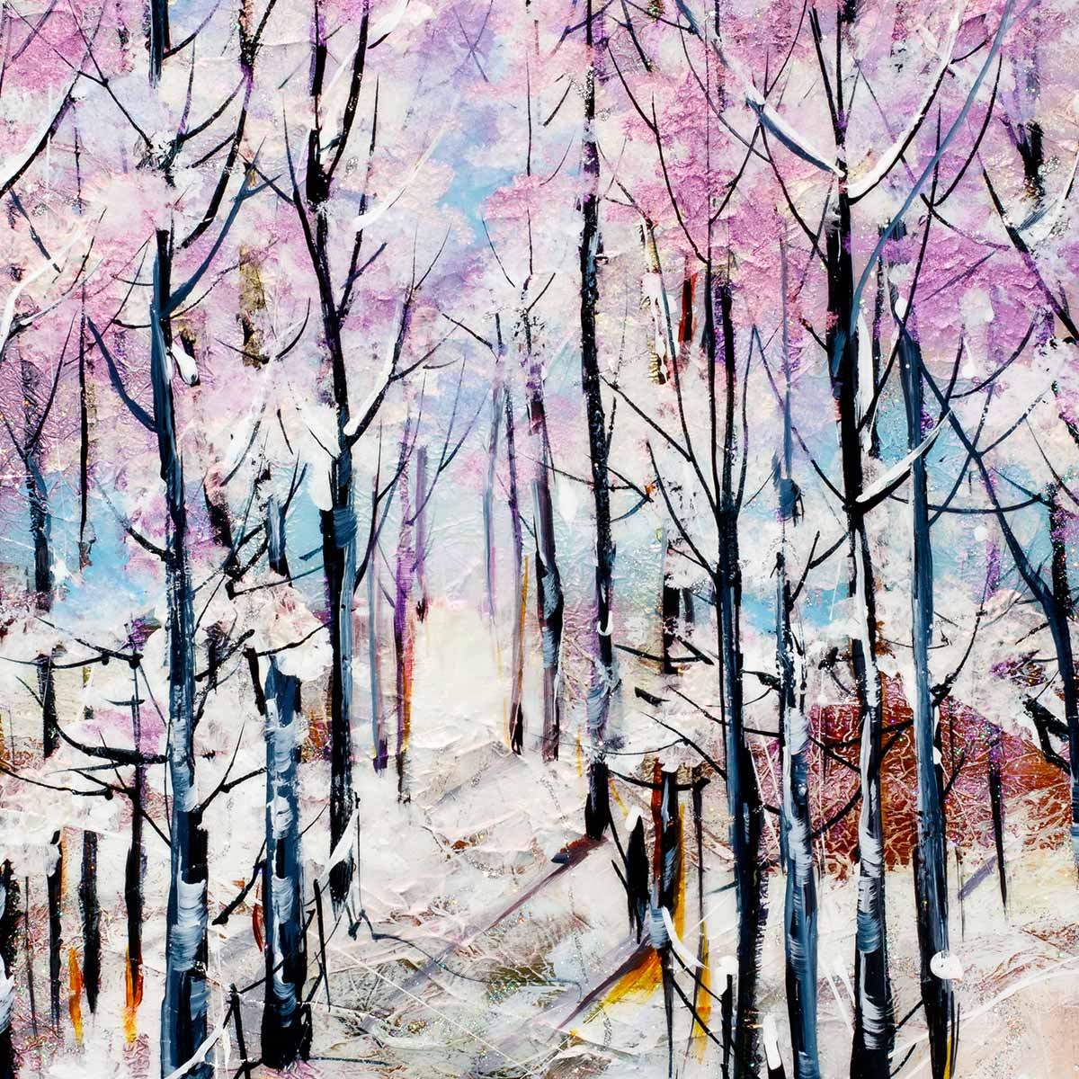 Blossom Walk - Original - SOLD by artist Rozanne Bell - Wyecliffe Galleries