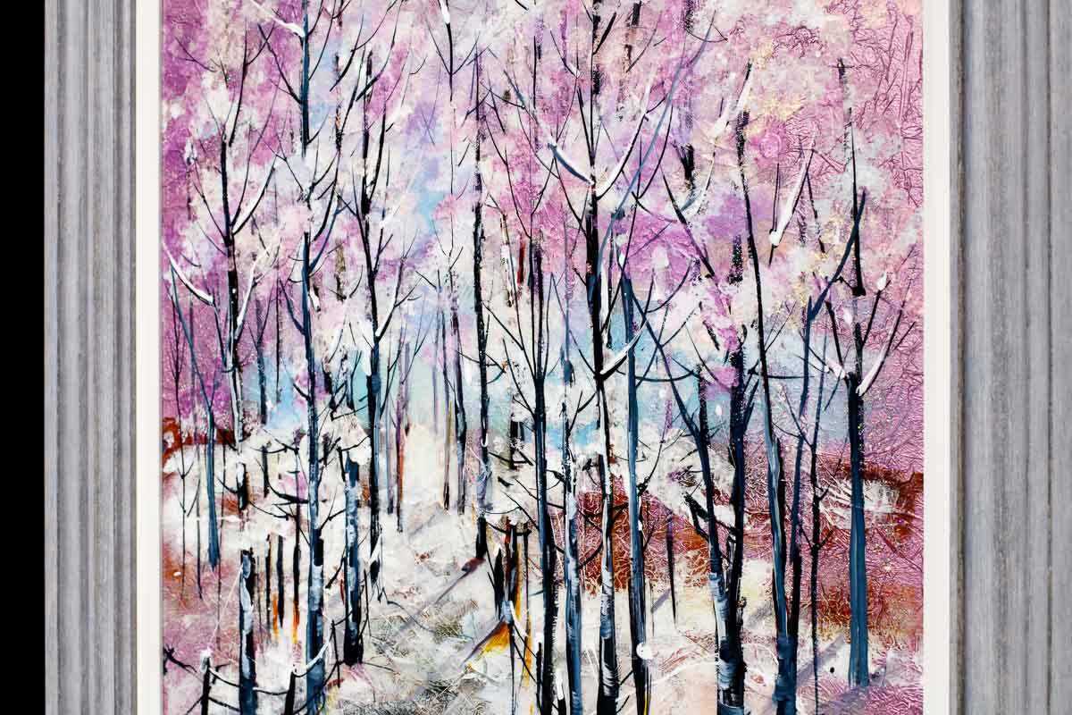 Blossom Walk - Original - SOLD by artist Rozanne Bell - Wyecliffe Galleries