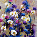 Blossoming I - Original - SOLD by artist Rozanne Bell - Wyecliffe Galleries