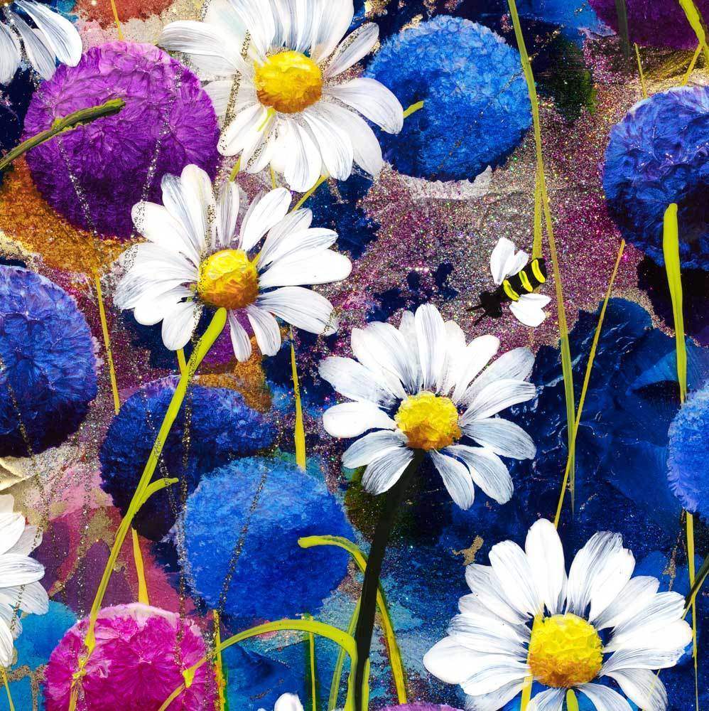 Blossoming II - Original - SOLD by artist Rozanne Bell - Wyecliffe Galleries