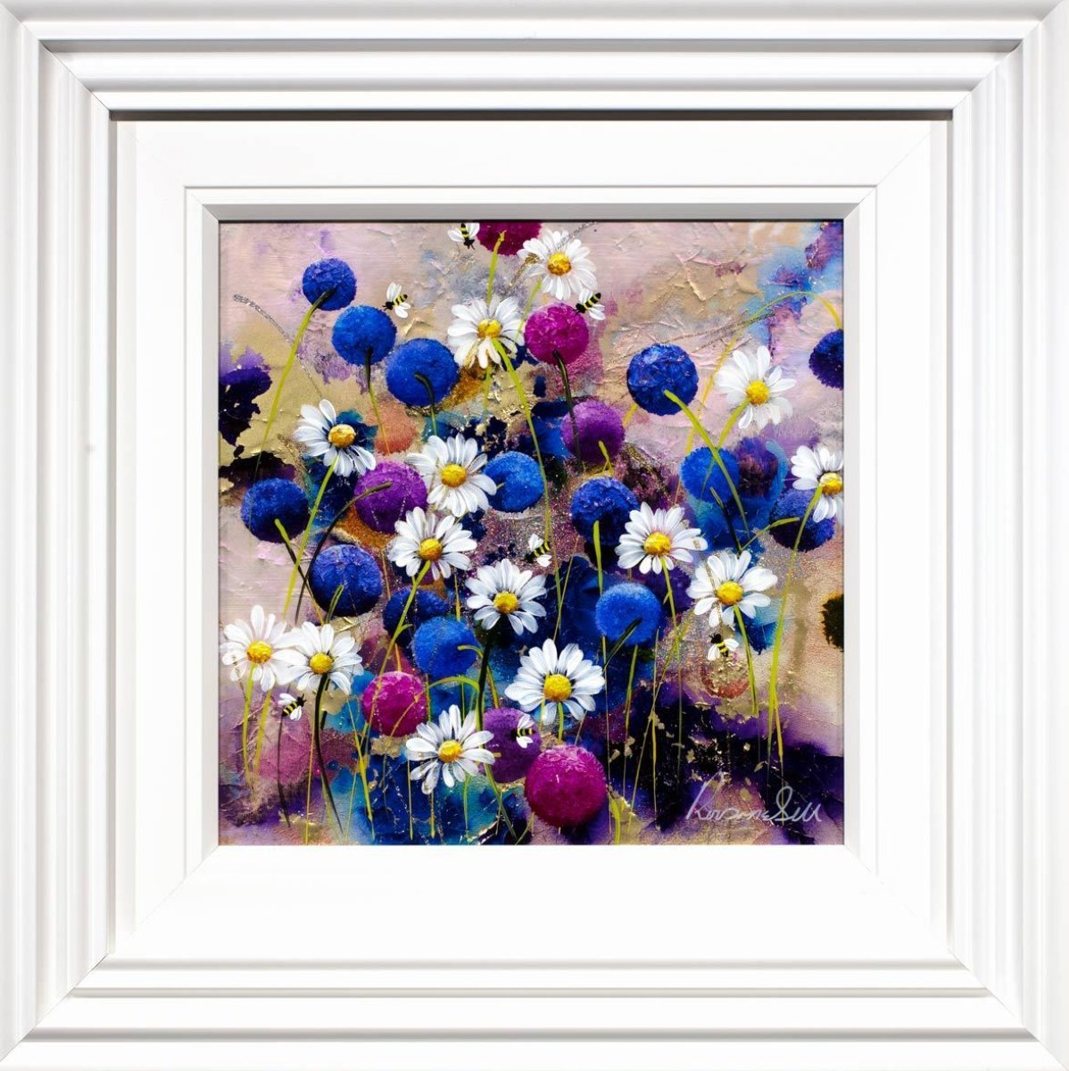 Blossoming II Rozanne Bell Framed