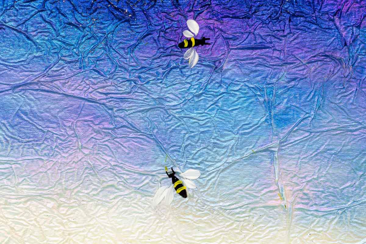 Blossoming Meadow - Original - SOLD by artist Rozanne Bell - Wyecliffe Galleries