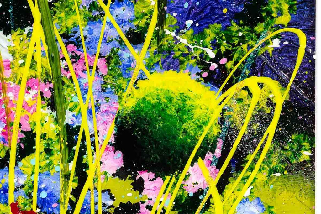 Blossoming Meadow - Original - SOLD by artist Rozanne Bell - Wyecliffe Galleries